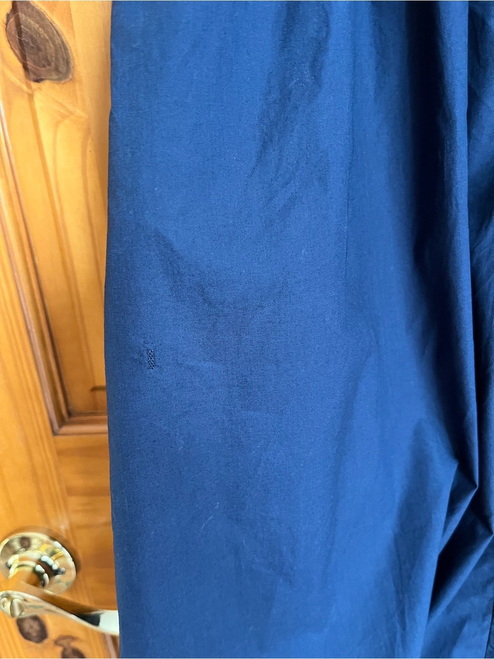 J. Crew Navy Sleeveless A-Line Midi Dress with Pockets - Picture 5 of 8